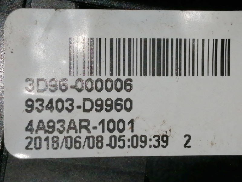 Recambio de mando multifuncion para kia sportage drive 2wd referencia OEM IAM 93403D9960 3D96000006 4A93AR101 