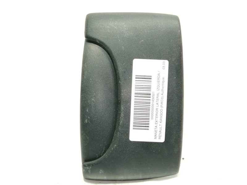 Recambio de maneta exterior lateral izquierda para renault kangoo (f/kc0) authentique referencia OEM IAM 7700354527  