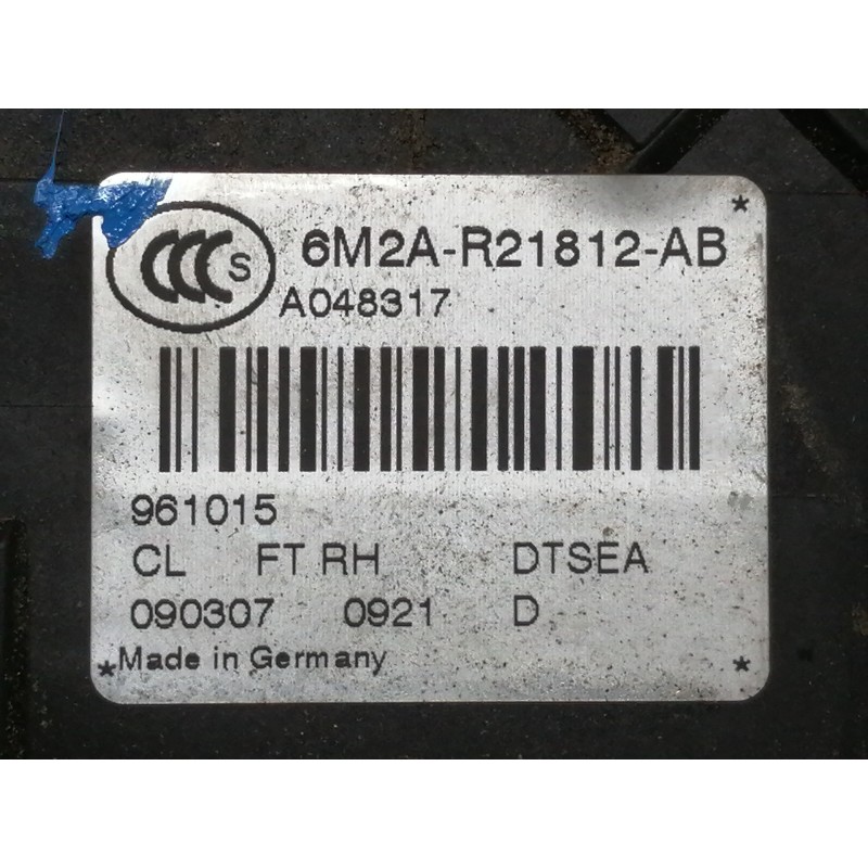 Recambio de cerradura puerta delantera derecha para ford s-max (ca1) trend referencia OEM IAM 6M2AR21812AB A048317 961015