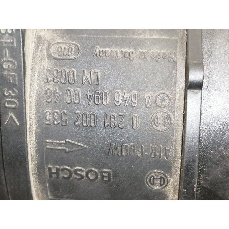 Recambio de caudalimetro para mercedes-benz clase s (w220) berlina 320 cdi (220.025) referencia OEM IAM A6460940048 0281002535 A