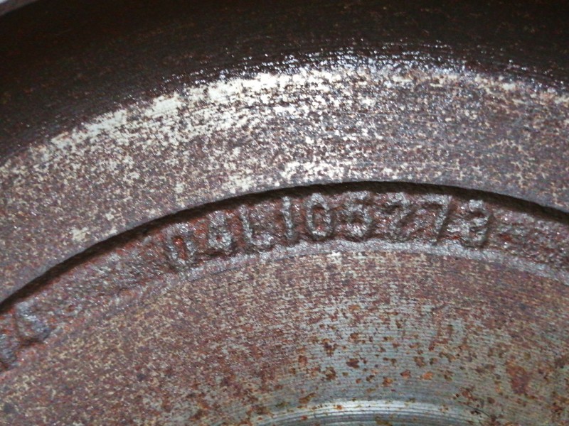 Recambio de volante motor para seat leon st (5f8) reference referencia OEM IAM 04L105273  