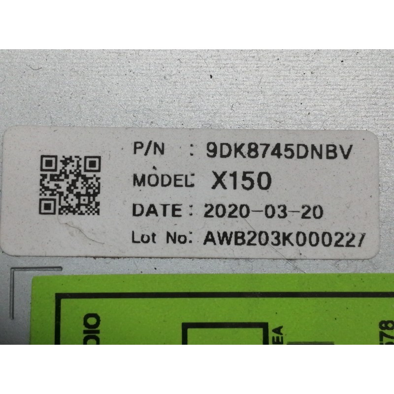 Recambio de pantalla multifuncion para ssangyong tivoli limited 4x2 referencia OEM IAM 8914035210 9DK8745DNBV / X150 AWB203K0002