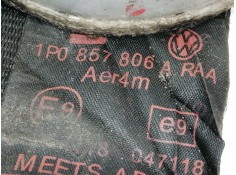 Recambio de cinturon seguridad trasero derecho para seat leon (1p1) 2.0 tdi referencia OEM IAM 1P0857806A 5426212  2