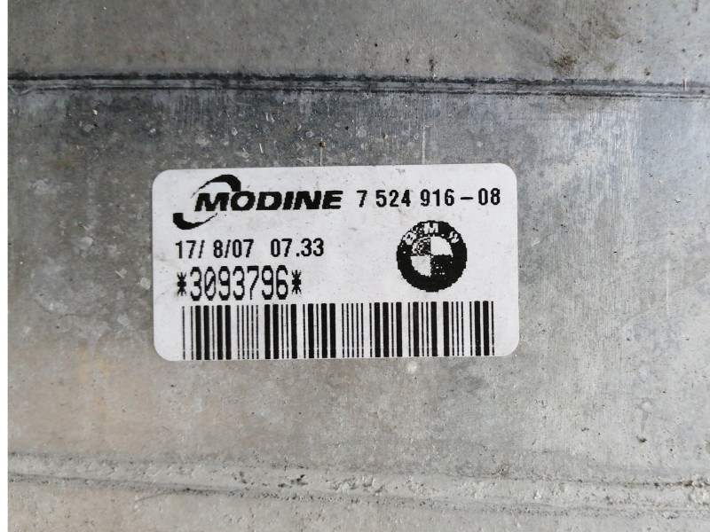 Recambio de intercooler para bmw serie 1 berlina (e81/e87) 118d referencia OEM IAM 3093796 752491608 