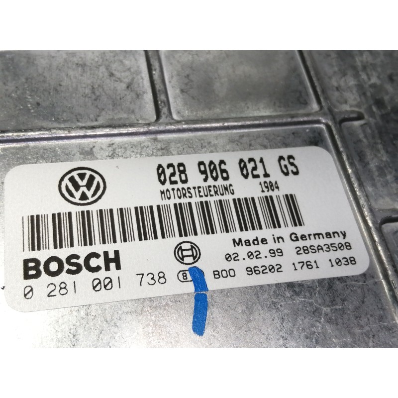 Recambio de centralita motor uce para seat alhambra (7v8) se referencia OEM IAM 028906021GS 0281001738 028906021