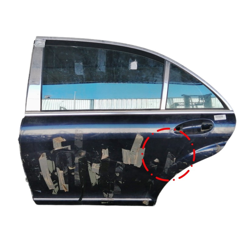 Recambio de puerta trasera izquierda para mercedes-benz clase s (w221) berlina 600 (221.176) referencia OEM IAM PARAPINTAR  