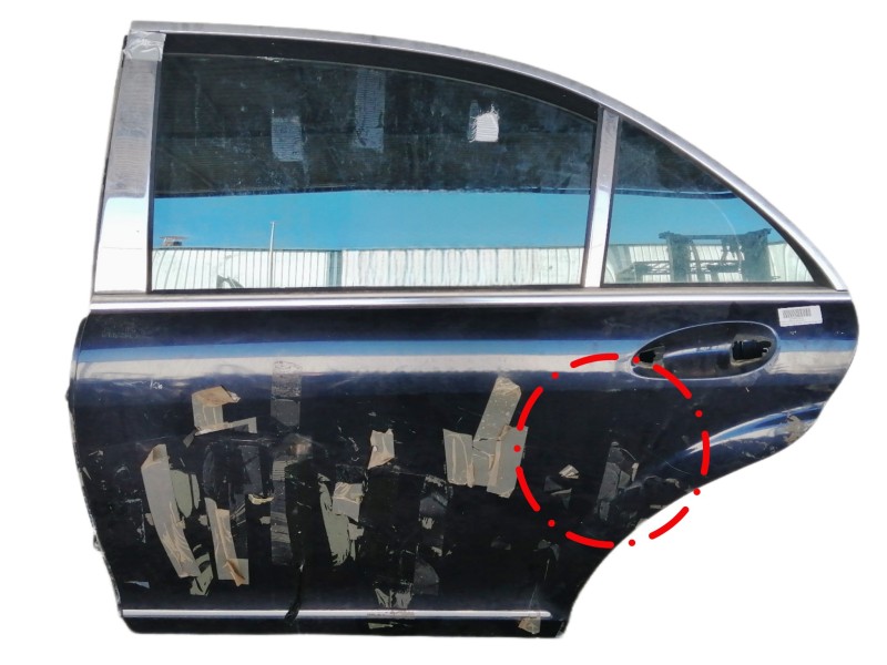 Recambio de puerta trasera izquierda para mercedes-benz clase s (w221) berlina 600 (221.176) referencia OEM IAM PARAPINTAR  