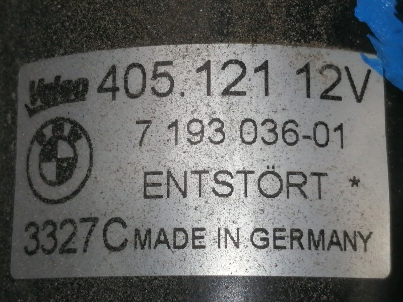 Recambio de motor limpia delantero para bmw serie 1 berlina (e81/e87) 118d referencia OEM IAM 719303601 719303601 3327C 405121