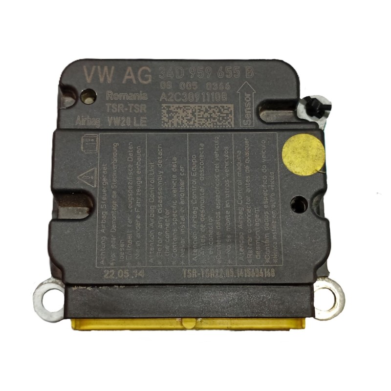 Recambio de centralita airbag para seat toledo (kg3) style referencia OEM IAM 34D959655B 34D959655B 