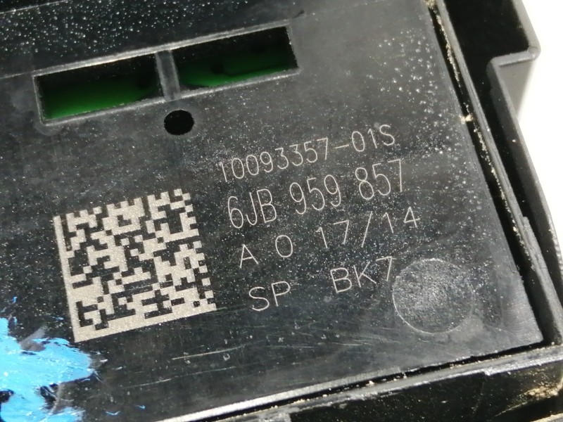 Recambio de mando elevalunas delantero izquierdo para seat toledo (kg3) style referencia OEM IAM 6JB959857 1009335701S 