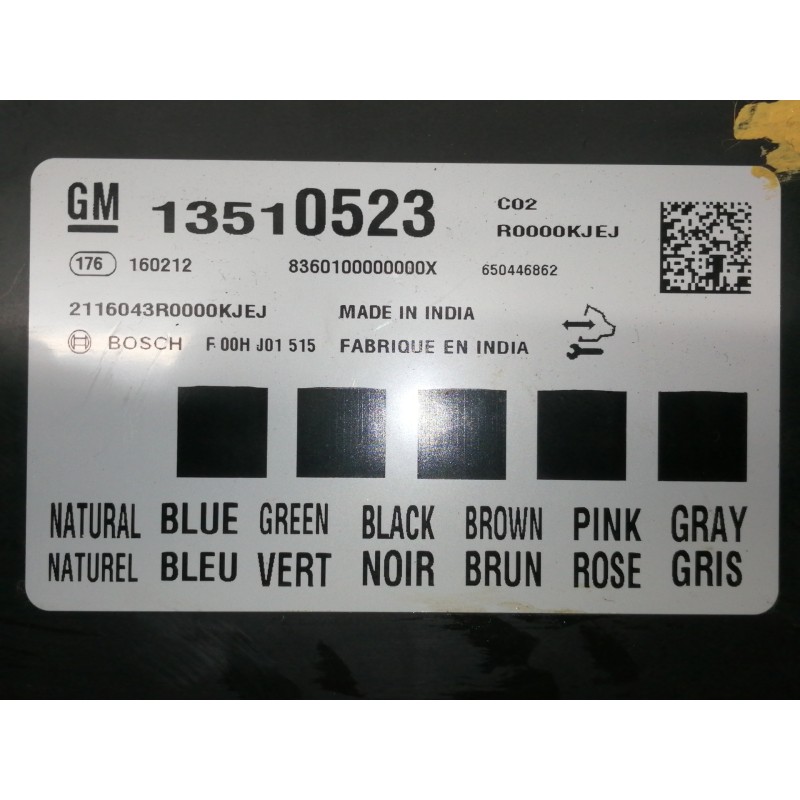 Recambio de modulo electronico para opel astra k lim. 5türig dynamic start/stop referencia OEM IAM 13510523  