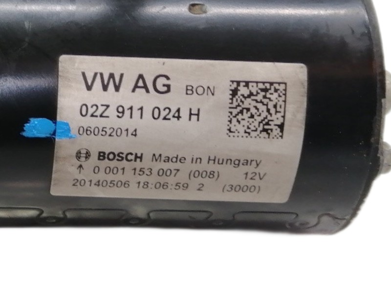 Recambio de motor arranque para seat toledo (kg3) style referencia OEM IAM 02Z911024H 0001153007 20140506