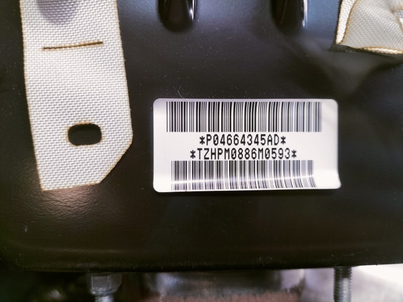 Recambio de airbag delantero derecho para dodge caliber s referencia OEM IAM P605385200EE06 6005041 C1ZT3R2LCUY 6073 TZHPM0886M0