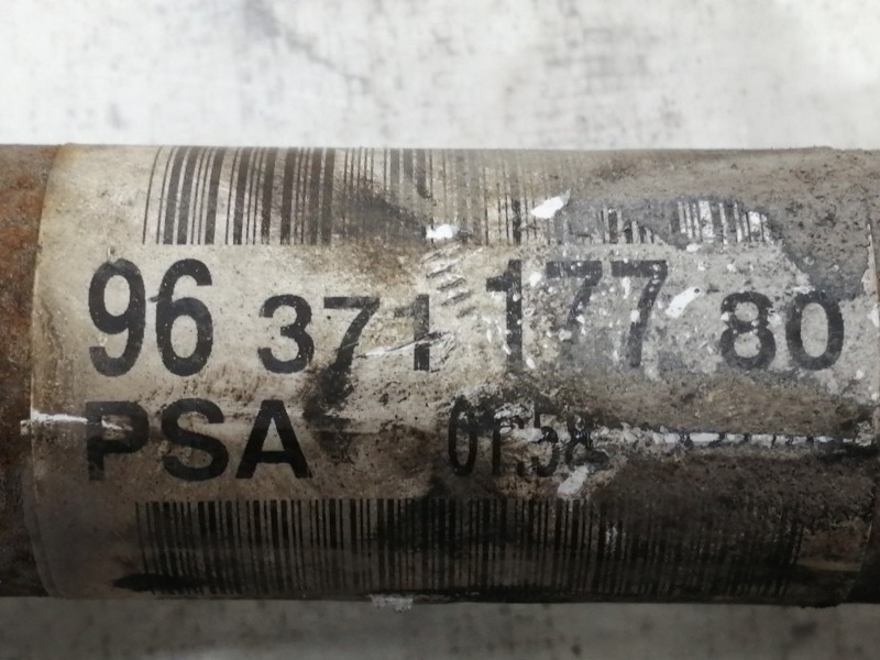 Recambio de transmision delantera izquierda para peugeot 307 break / sw (s1) sw clim plus referencia OEM IAM 9637117780 1244229 