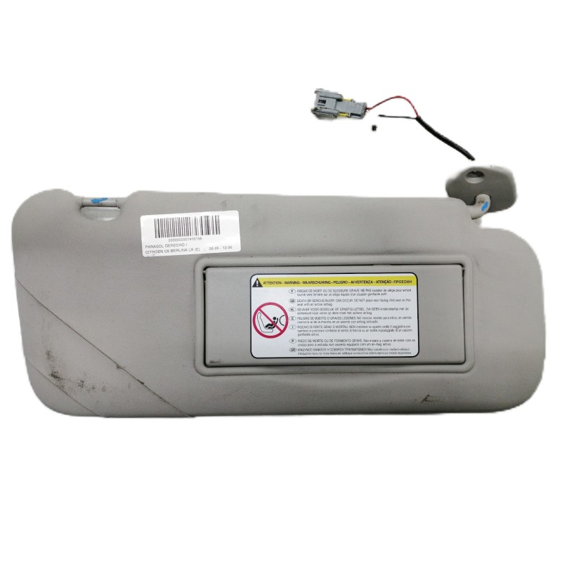 Recambio de parasol derecho para citroën c5 berlina lx (e) referencia OEM IAM   