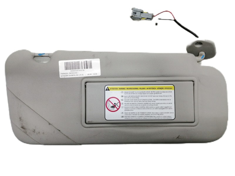 Recambio de parasol derecho para citroën c5 berlina lx (e) referencia OEM IAM   