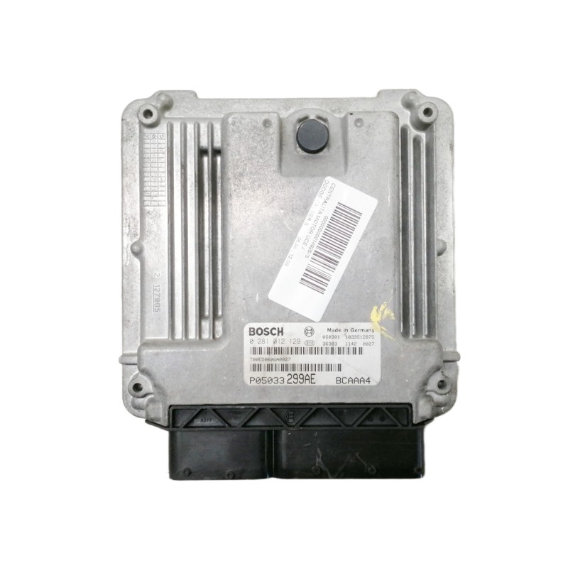 Recambio de centralita motor uce para dodge caliber s referencia OEM IAM 0281012129 1039S12875 T00ED0606A0027 P05033299AE BCAAA4