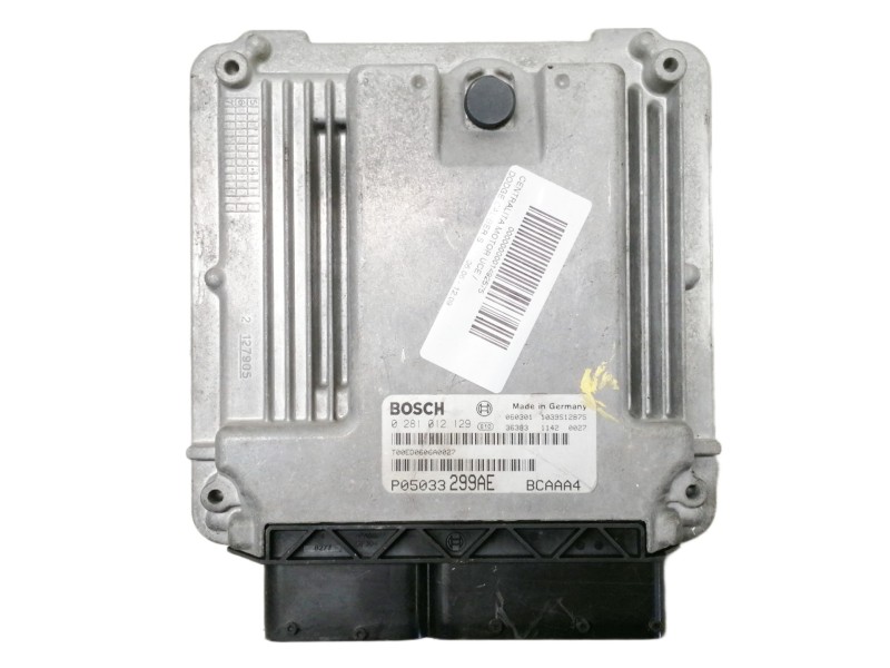 Recambio de centralita motor uce para dodge caliber s referencia OEM IAM 0281012129 1039S12875 T00ED0606A0027 P05033299AE BCAAA4