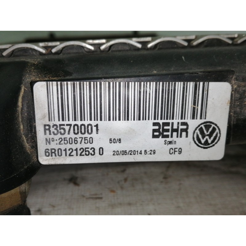 Recambio de radiador agua para seat toledo (kg3) style referencia OEM IAM 6R01212530 R3570001 