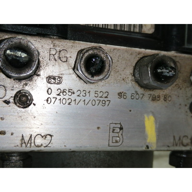 Recambio de abs para citroën xsara picasso 1.6 hdi 90 exclusive referencia OEM IAM 9660779880 0265231522 0265800415