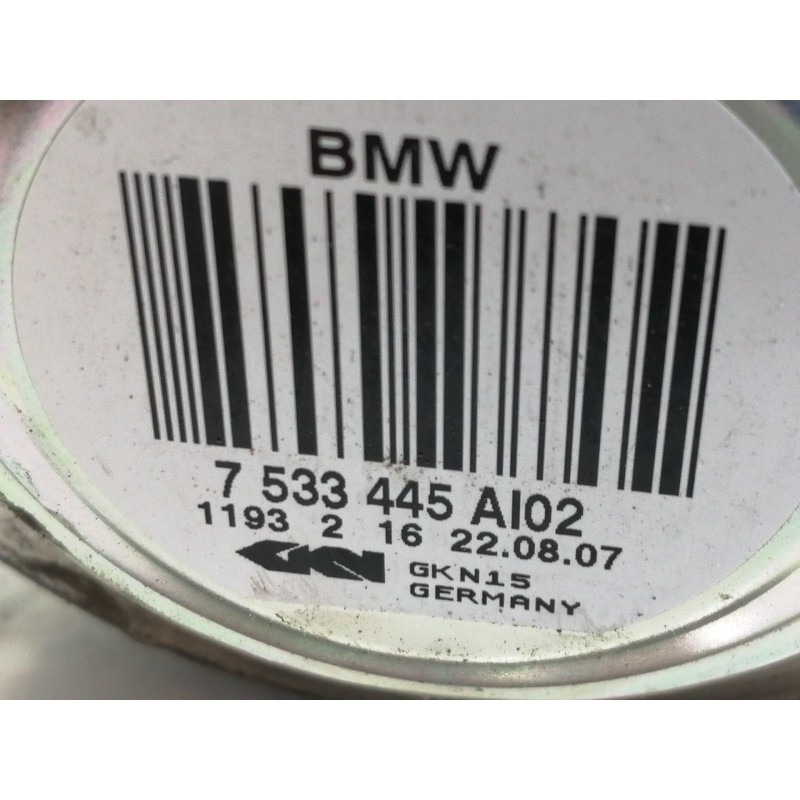 Recambio de transmision trasera izquierda para bmw serie 1 berlina (e81/e87) 118d referencia OEM IAM 7533445AI02 1193216 