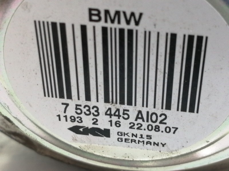Recambio de transmision trasera izquierda para bmw serie 1 berlina (e81/e87) 118d referencia OEM IAM 7533445AI02 1193216 