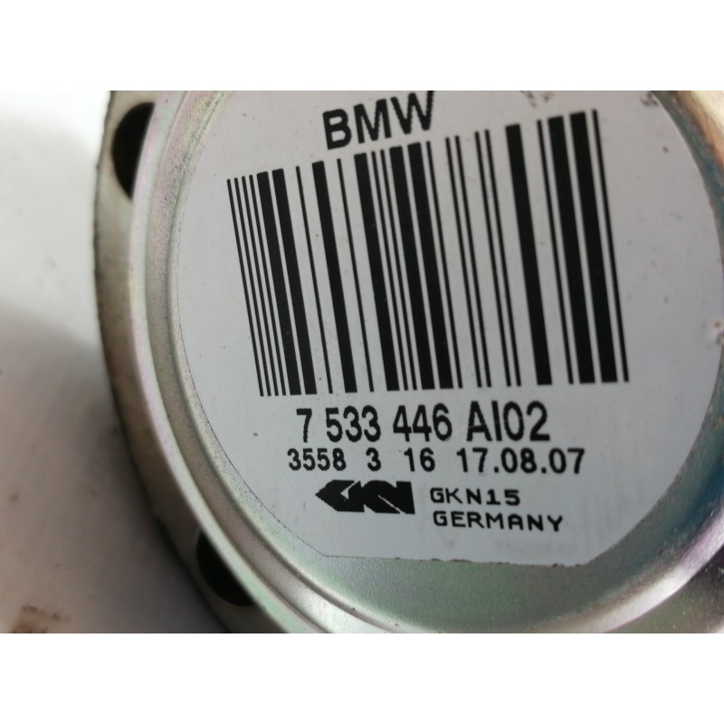 Recambio de transmision trasera derecha para bmw serie 1 berlina (e81/e87) 118d referencia OEM IAM 7533446AI02  