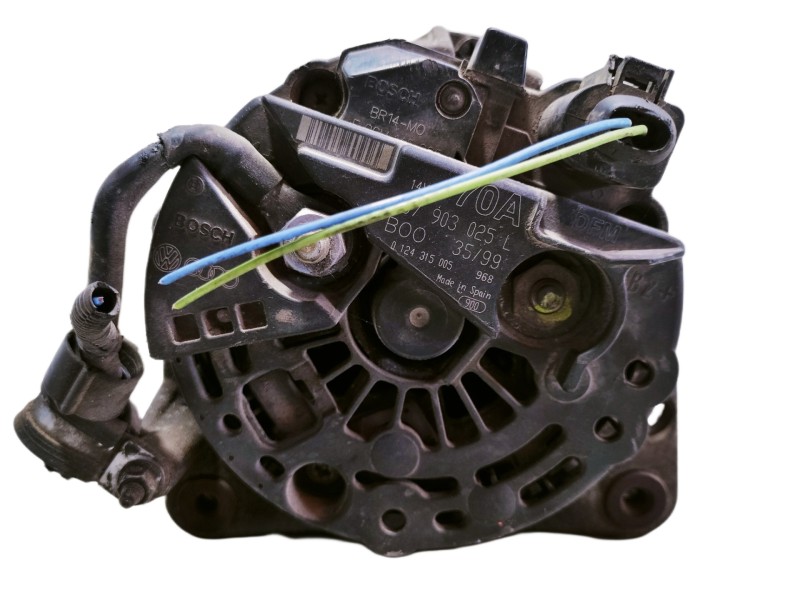 Recambio de alternador para seat arosa (6h1) select referencia OEM IAM 037903025L BOO3599 0124315005 968 900 