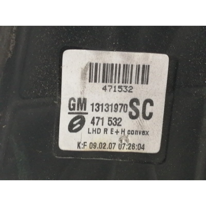 Recambio de retrovisor derecho para opel zafira b cosmo referencia OEM IAM 13131970SC 471532 ELECTRICO 5 CABLES