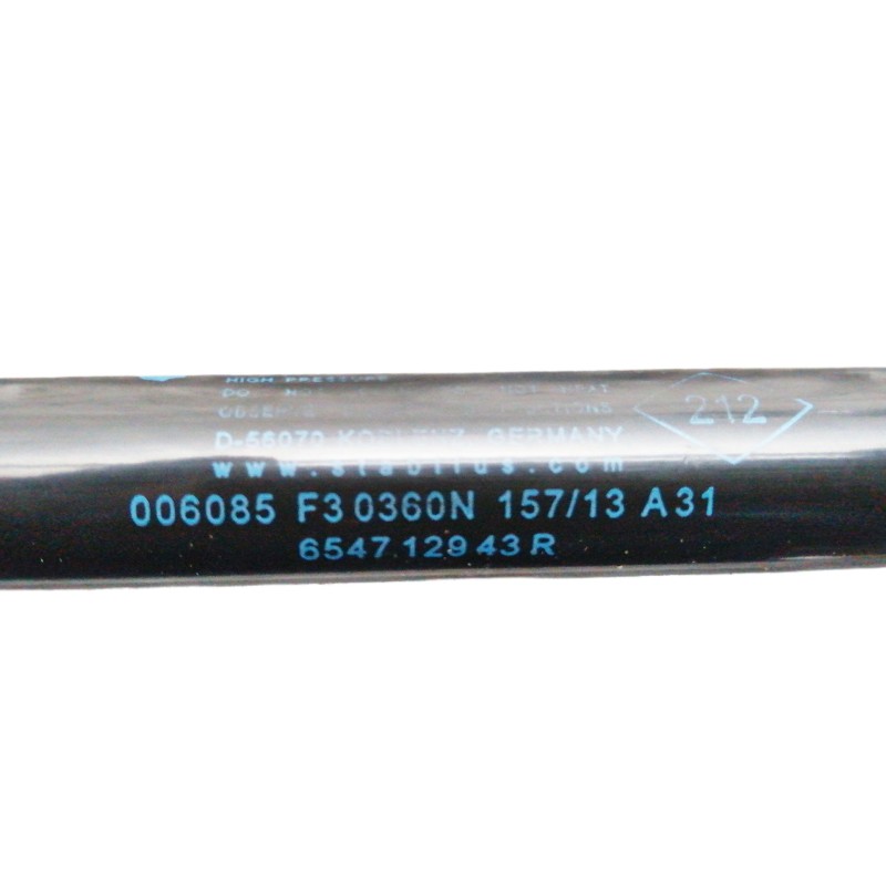 Recambio de amortiguadores capo para dacia duster sl audacia 4x2 referencia OEM IAM 654712943R  