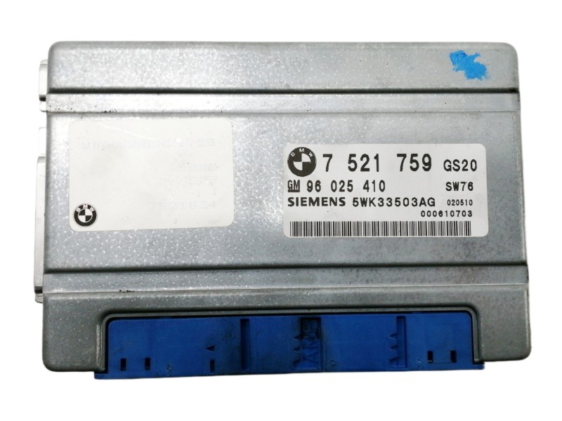 Recambio de centralita cambio automatico para bmw x5 (e53) 3.0d referencia OEM IAM 7521759 96025410 / 00610703 5WK33503AG