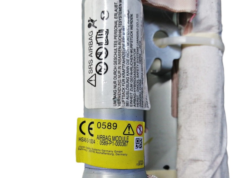 Recambio de airbag cortina delantero derecho para mazda cx-3 evolution referencia OEM IAM 0589P1000367  