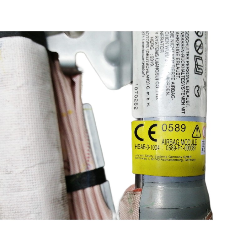 Recambio de airbag cortina delantero izquierdo para mazda cx-3 evolution referencia OEM IAM 0589P1000367  