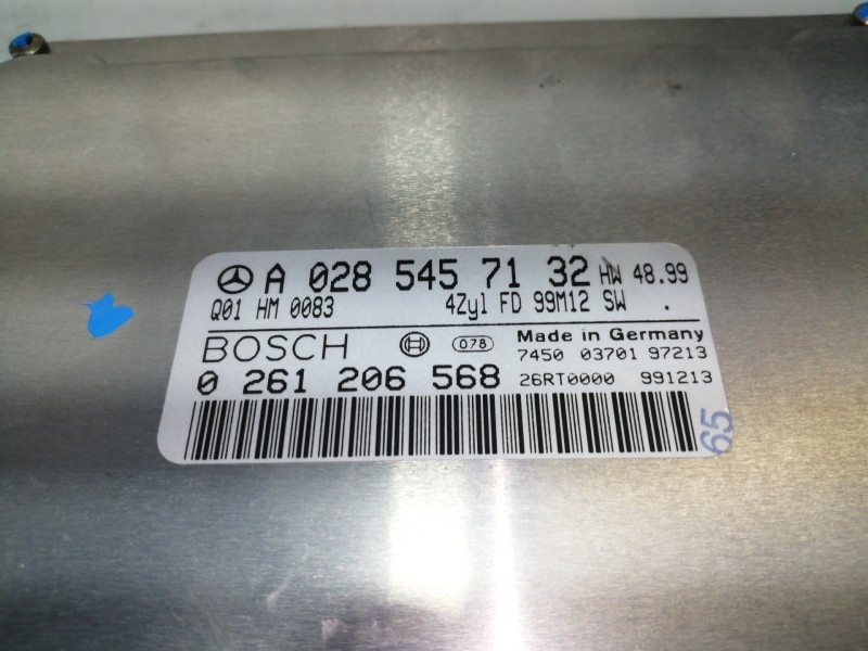 Recambio de centralita motor uce para mercedes-benz clase c (w202) berlina 180 (202.018) referencia OEM IAM A0285457132 02612065