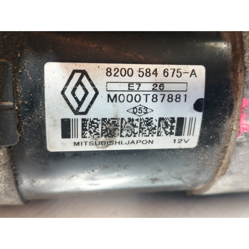 Recambio de motor arranque para renault kangoo (f/kc0) authentique referencia OEM IAM 8200584675A M000T87881 POR DELANTE