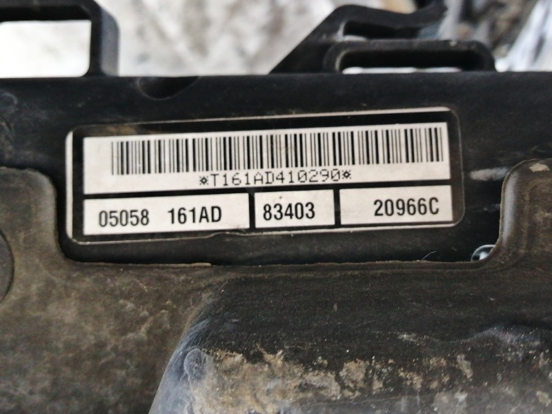 Recambio de radiador agua para dodge caliber s referencia OEM IAM 05058161AD T161AD410290 20966C / 83403