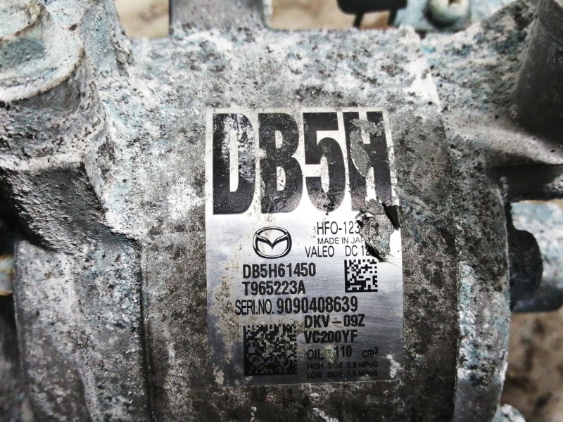 Recambio de compresor aire acondicionado para mazda cx-3 evolution referencia OEM IAM DB5H61450 T965223A 