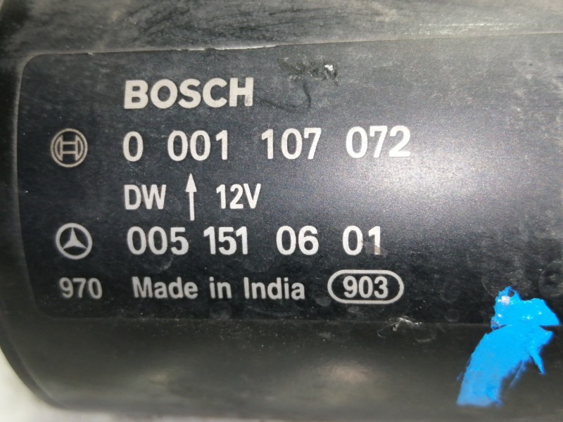 Recambio de motor arranque para mercedes-benz clase c (w202) berlina 180 (202.018) referencia OEM IAM 0001107072 0051510601 