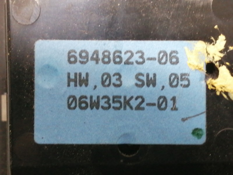 Recambio de mando elevalunas delantero izquierdo para bmw serie 3 berlina (e90) 330d referencia OEM IAM 694862306 06W35K201 