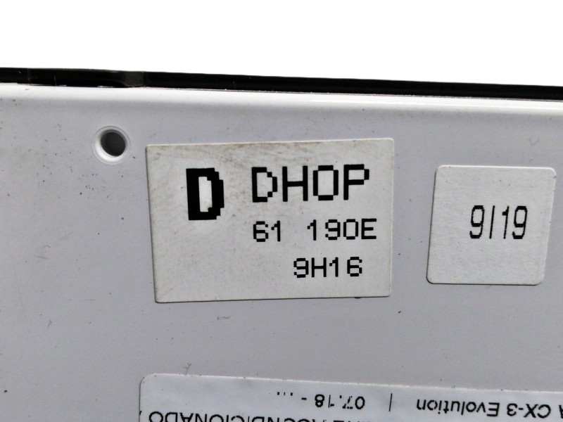 Recambio de mando calefaccion / aire acondicionado para mazda cx-3 evolution referencia OEM IAM DH0P61190E  