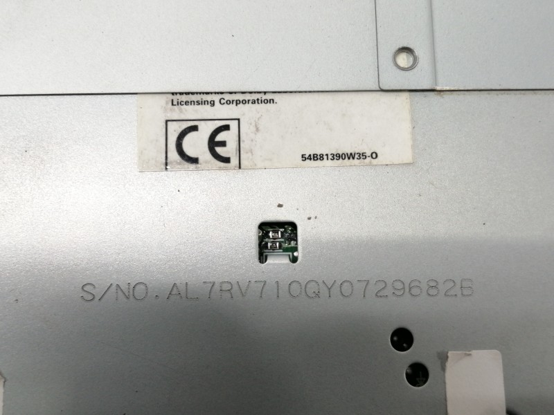 Recambio de sistema audio / radio cd para land rover range rover (lp) vogue (160kw) referencia OEM IAM 54B81390W35O AL7RV710QY07