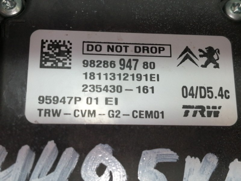 Recambio de modulo electronico para citroën c3 feel referencia OEM IAM 9828694780 1811312191EI / 235430161 CAMERA DELANTERA / 95