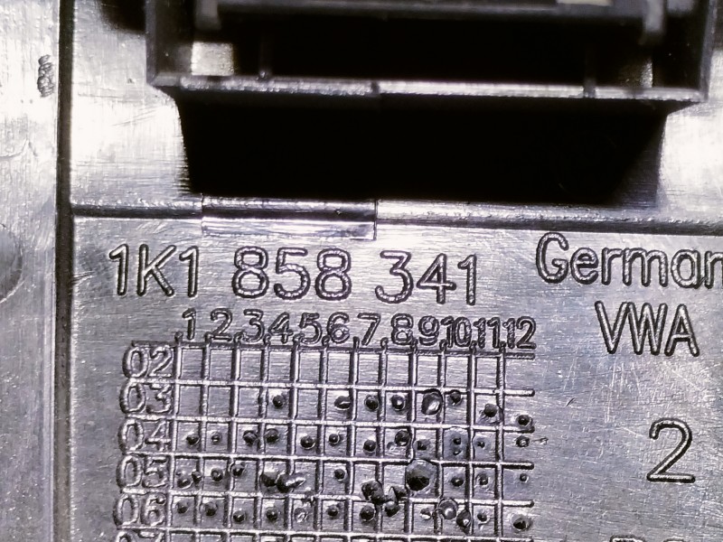 Recambio de mando luces para volkswagen golf vi (5k1) advance referencia OEM IAM 1K1858341 5K1857919 5K1857923 