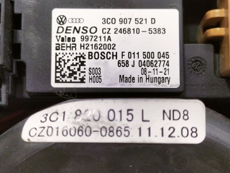 Recambio de motor calefaccion para volkswagen golf vi (5k1) advance referencia OEM IAM 3C1820015L 3C0907521D 