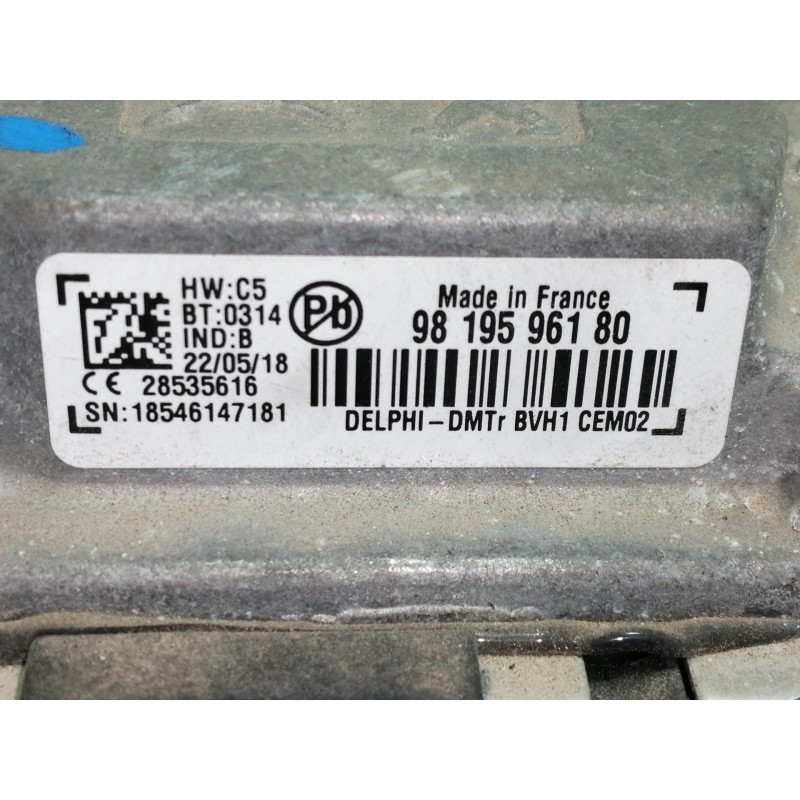 Recambio de centralita motor uce para citroën c3 feel referencia OEM IAM 9819596180 28535616 18546147181