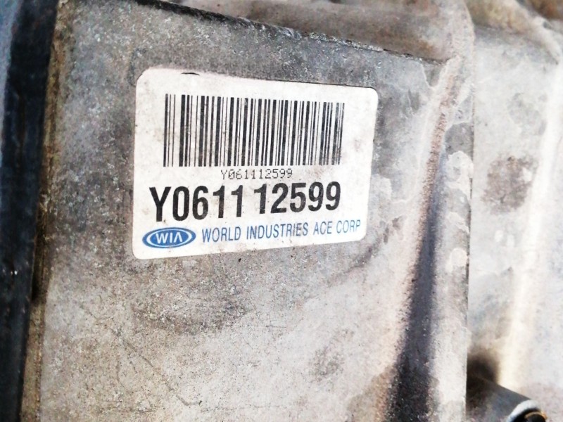 Recambio de caja cambios para kia carnival 2.9 crdi vgt ex referencia OEM IAM Y061112599  5 VELOCIDADES
