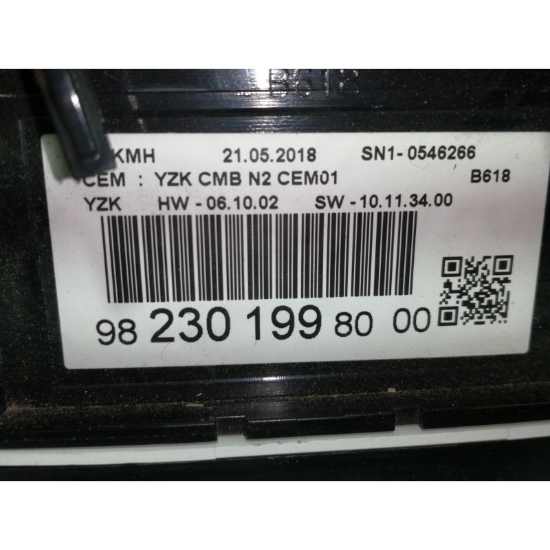 Recambio de cuadro instrumentos para citroën c3 feel referencia OEM IAM 982301998000  