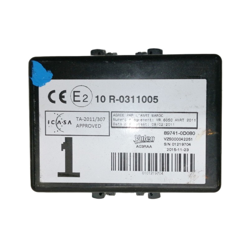Recambio de modulo electronico para toyota yaris active referencia OEM IAM 897410D080 VZS000042251 01219704