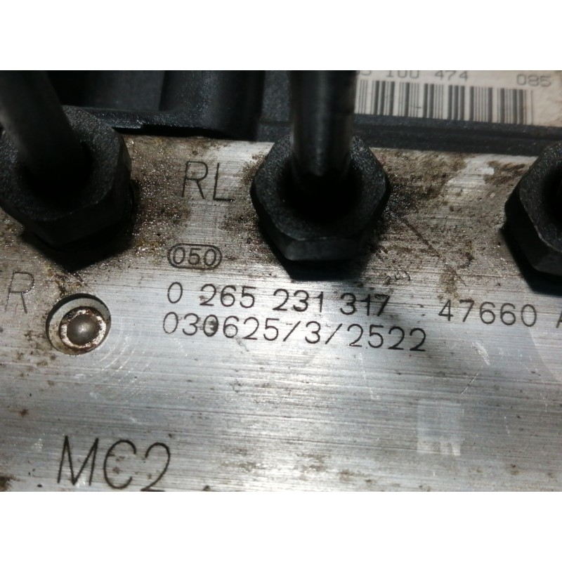 Recambio de abs para nissan primera berlina (p12) 1.6 cat referencia OEM IAM 0265231317 030625 / 38624G0601 0265800334