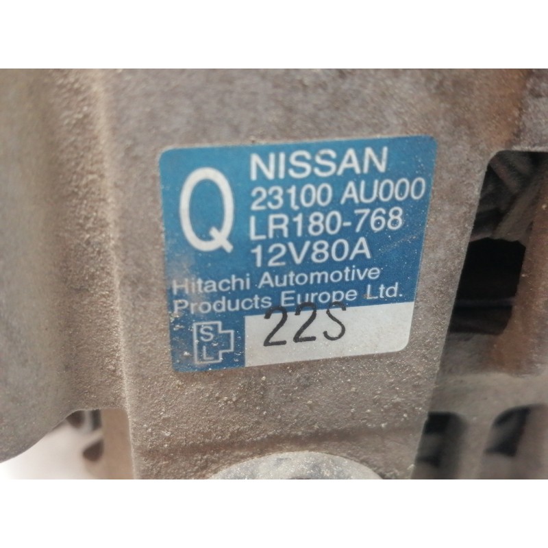 Recambio de alternador para nissan primera berlina (p12) 1.6 cat referencia OEM IAM 23100AU000 LR180768 